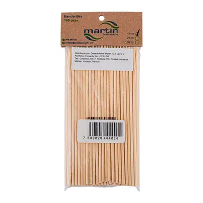 BANDERILLA 15 CM MARTIN 100 PIEZAS