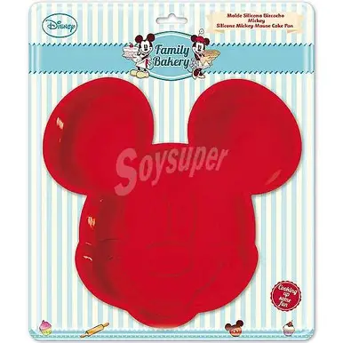 MOLDE SILICON MICKEY ROJO