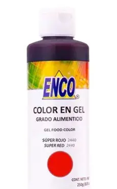 GEL 250g ROJO ROJO ENCO