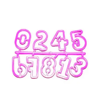 CORTADOR NUMERO PEQUEÑO 4cm 11537