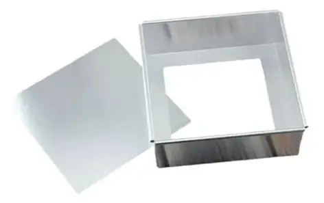 MOLDE ACERO CUADRADO 8X4