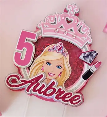 BARBIE CAKE TOPPER