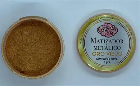 MATIZADOR EN POLVO METALICO ORO VIEJO 5 G