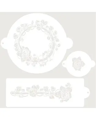 ESTENCIL SILICON ROSA