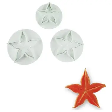 JGO CORTA EYECTOR FLOR HOJA ESTRELLA 3PZ