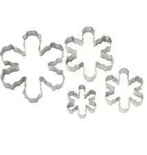 JGO CORTA AINOX COPOS DE NIEVE 4pz