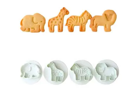 JGO CORTA AINOX LEON JIRAFA ELEFANTE 5pz