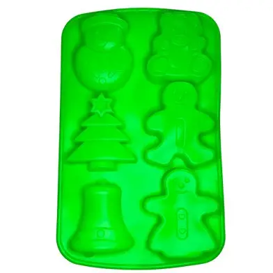 MOLDE DE SILICON MUÑECOS NAVIDEÑOS