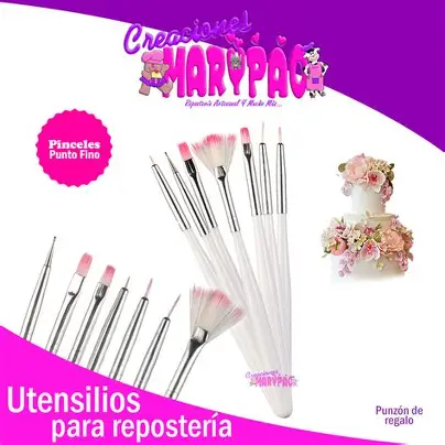 JGO PINCEL FINO 3PZ CHERRY