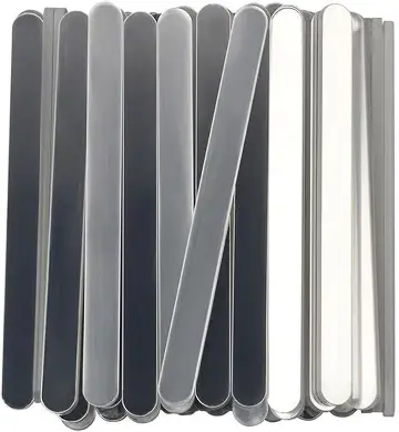 PALITOS PALETA  ACRILICO PLATA