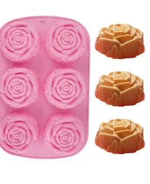 MOLDE SILICON ROSAS BLANCO