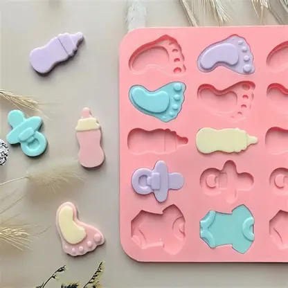 MOLDE SILICON BABY SHOWER CHERRY