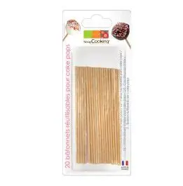 PALITO PLANO MADERA 20PZ