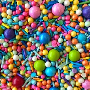 FIGURAS CONFITADAS CONFETI MIX No 2 100 GRS