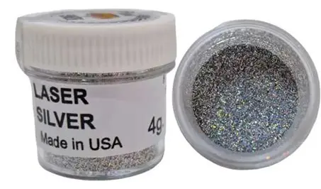 GLITTER FINO PLATA