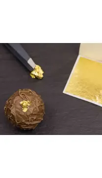 HOJA DE ORO CON 1PZ CHISPASTEL