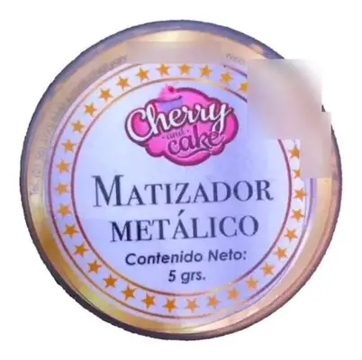MATIZADOR METALICO POLVOS DE ORO CHERRY