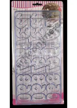 MOLDE PLAST P/CHOCO NUMEROS 30 CAV