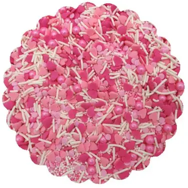 GRANILLO MEZCLA CORAZON PERLA ROSA 1kg