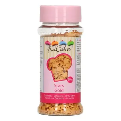 DECO AZUCAR ESTRELLA DE MAR DORADA 1kg