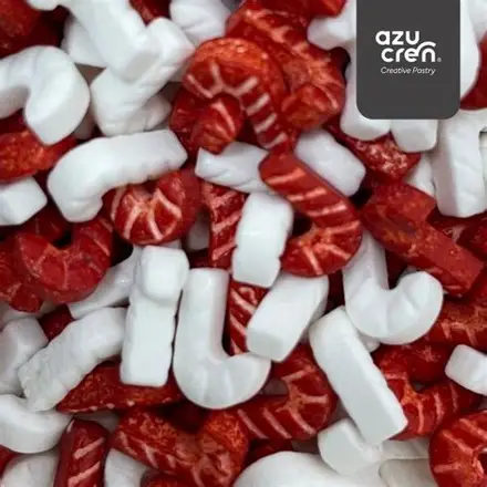 DECO AZUCAR BASTON ROJO 1kg