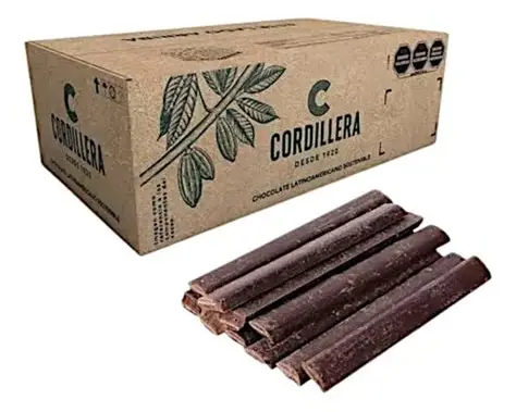 BASTON CHOCOLATIN AMARGO 2kg CORDILLERA