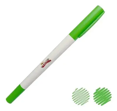 PLUMON DE DOBLE PUNTA COLOR VERDE