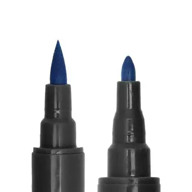 PLUMON DE DOBLE PUNTA COLOR AZUL MARINO