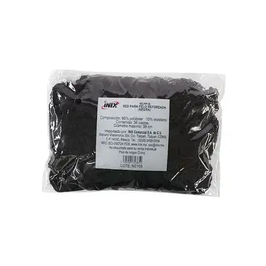 RED P/PELO REFORZADA (NEGRA) 36PZ