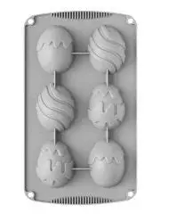 MOLDE SILI HUEVO PASCUA BLANCO