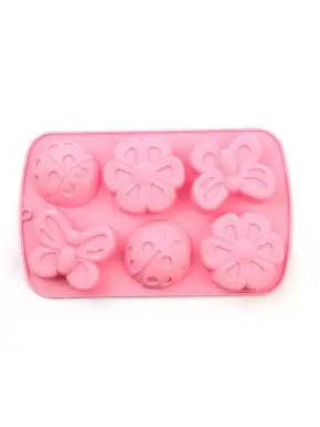 MOLDE SILI FLOR CATARINA MARIPOSA 6 CAV