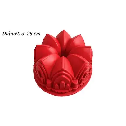 MOLDE SILI ROSCA CASTILLO Ø23x9cm