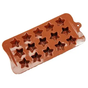 MOLDE SILI ESTRELLA 2.8x2.8x1.4cMOLDE 15cav