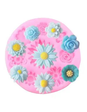 MOLDE SILI FLORES Ø2.9cMOLDE 15cav