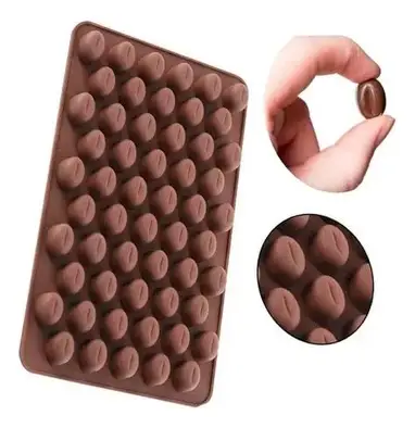 MOLDE SILI BARRA GRANOS DE CAFÉ 16x8cm