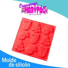 MOLDE SILI PINO REGALO 15CAV 11x20.5cm