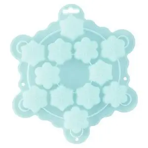MOLDE SILICON COPO DE NIEVE 12 PUNTAS