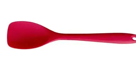 ESPATULA SILICON ROJA TIPO PALA