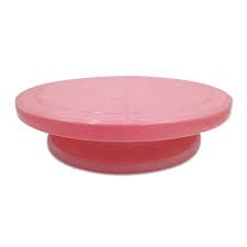 BASE GIRATORIA PLAST ROSA Ø28x6.5 cm