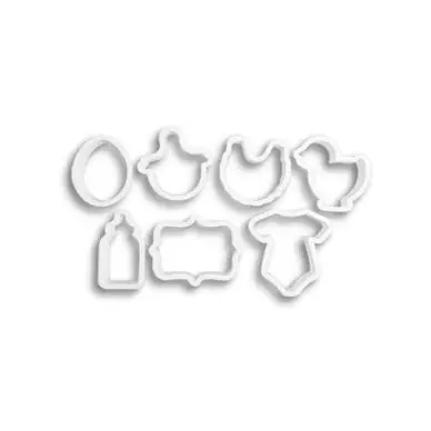 JGO CORTA PLAST ACCESORIOS BEBE 7 pz