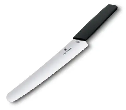 CUCHILLO PAN MGO NEGRO PLAST 38cm