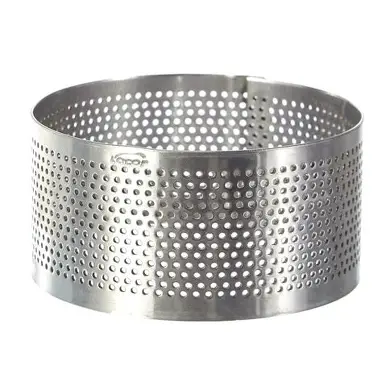 ARO AINOX PERFO P/TARTA REDONDO Ø7 cm