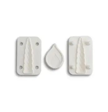 JGO MOLDE PLAST CUERNO OREJA UNICORNIO 3 pz