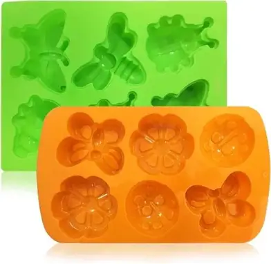 JGO MOLDE P/BUÑUELO FLOR MARIPOSA 5PZAS