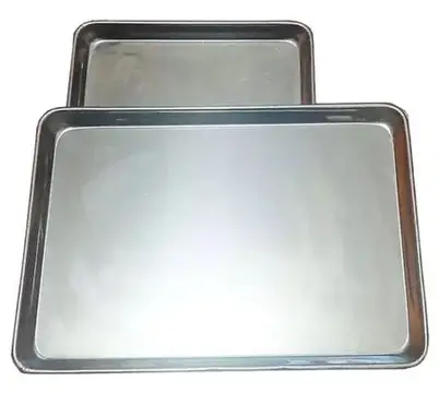 CHAROLA 35*50 ACERO INOXIDABLE