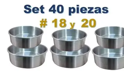 MOLDE 18 REDONDO RECTO CAL 20