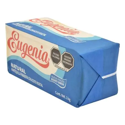 MANTEQUILLA EUGENIA NATURAL 1 KG