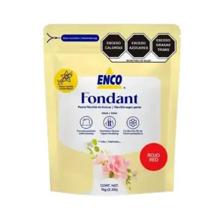 FONDANT ENCO ROJO 1KG