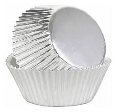 CAPACILLO STD PLATEADO METALICO PAPEL C/24pz