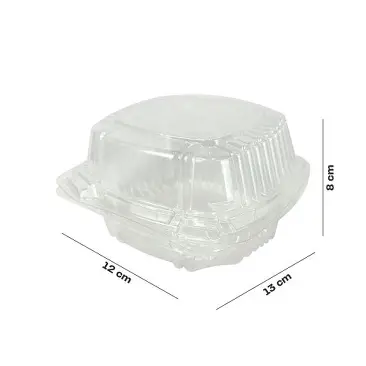 BISAGRA DE PS/T, 13X12X8 CM, MULTIUSOS, PARA 16 OZ. 250 PZAS.